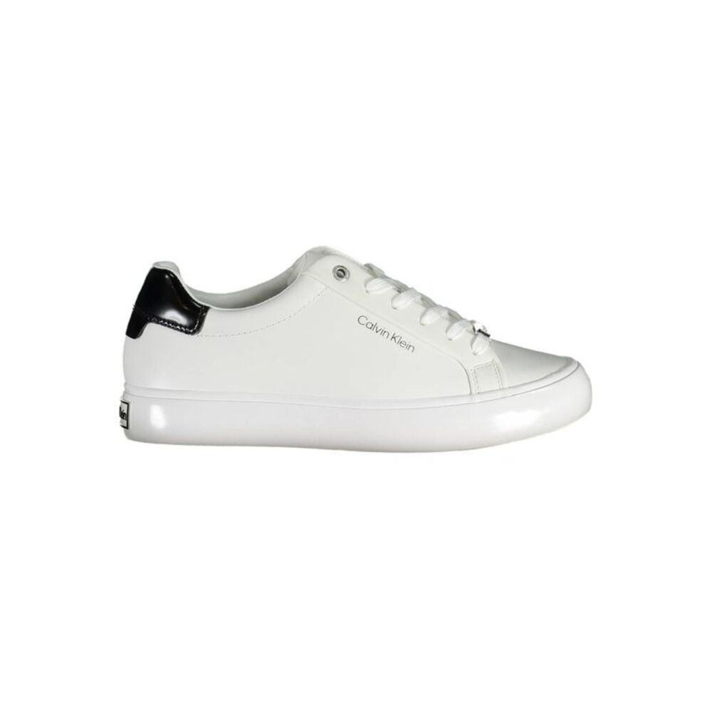 Calvin Klein Bianco Pelle Women Women's Sneaker